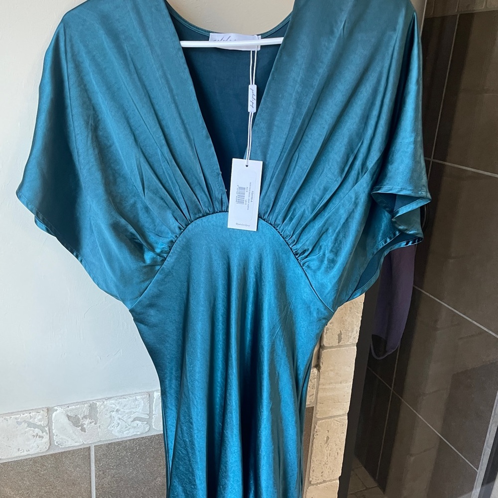 Petal & Pup Turquoise Dress